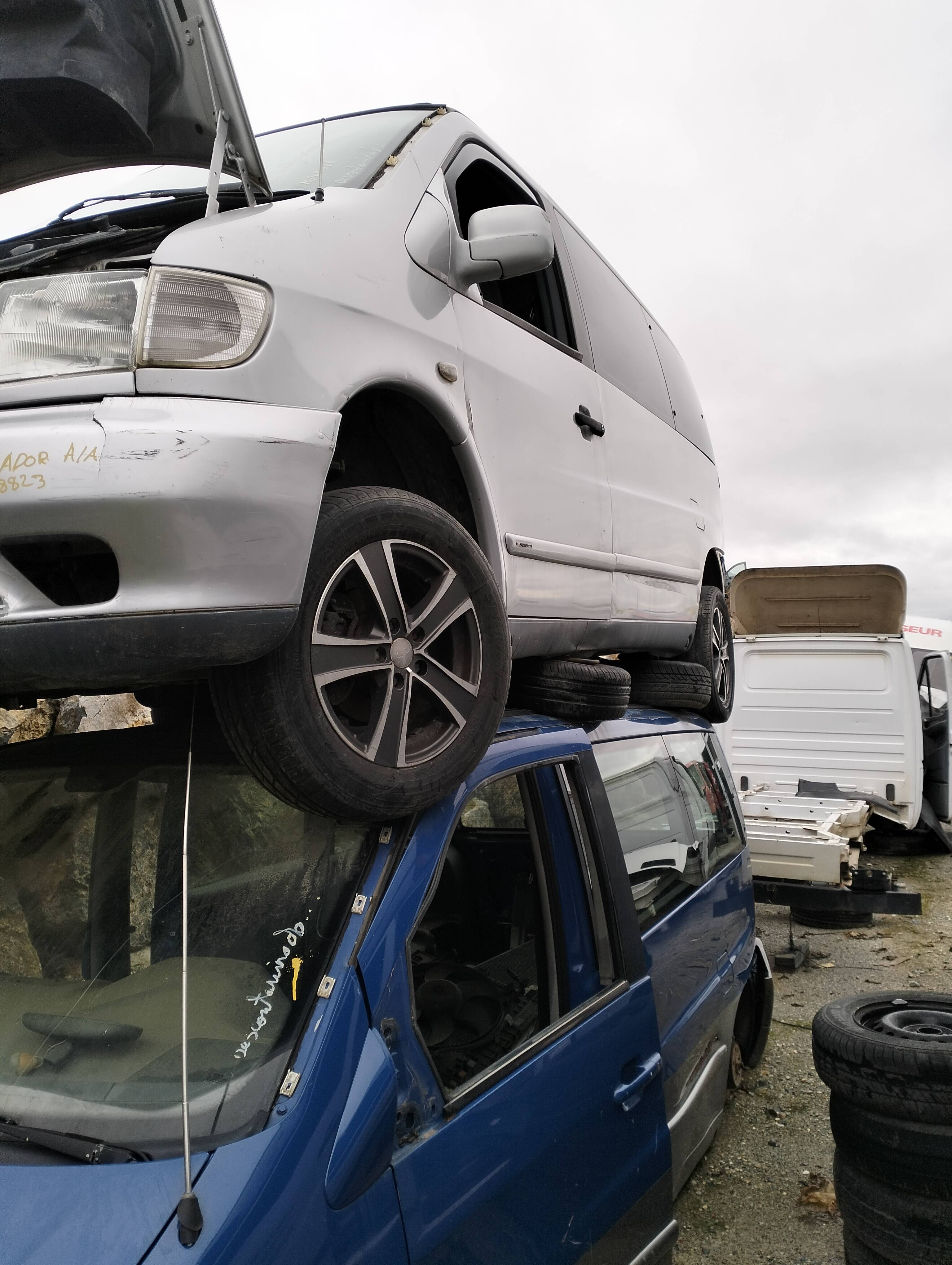 Maneta interior delantera derecha mercedes-benz vito kombi (638)