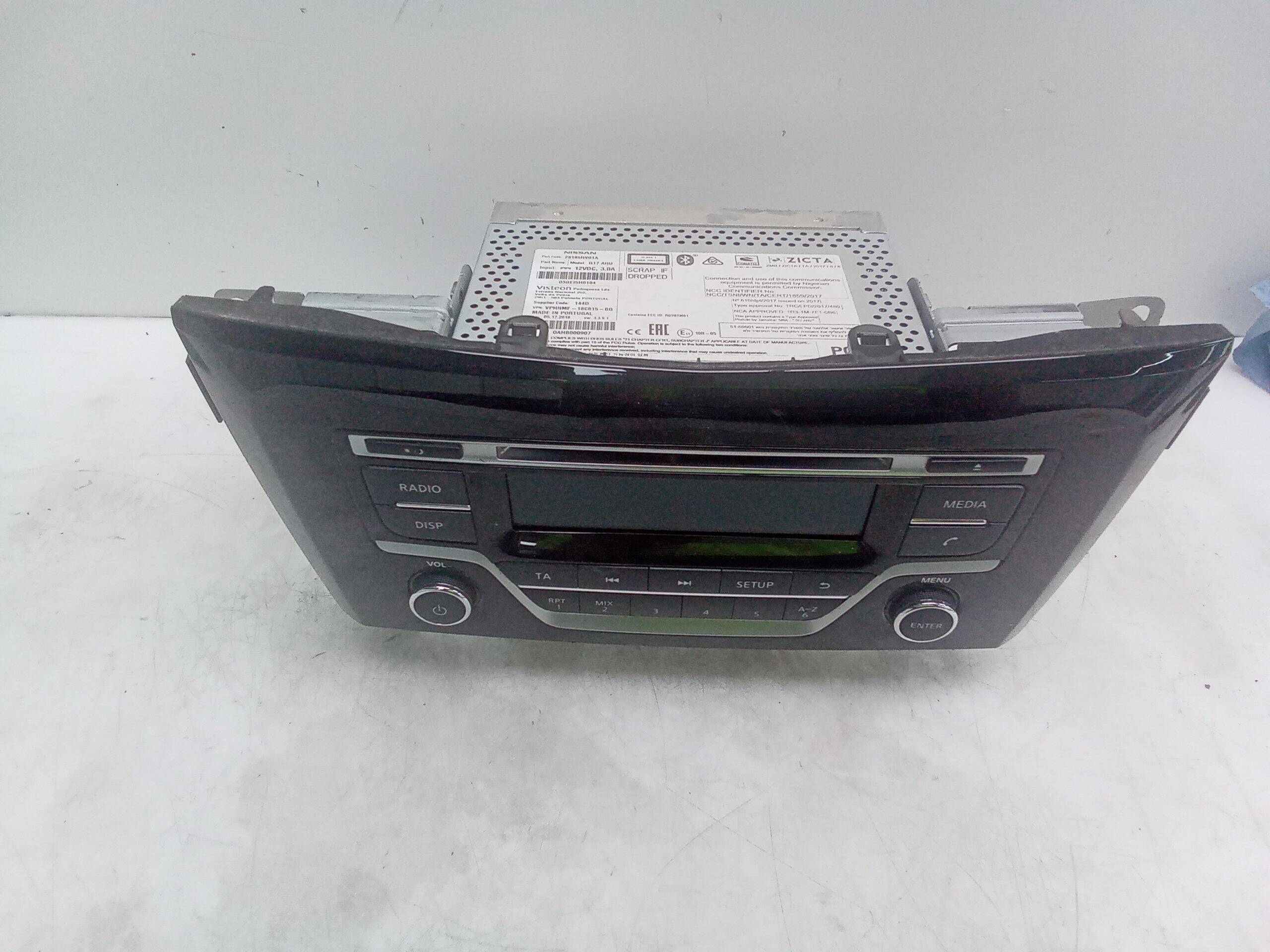 Sistema audio / radio cd nissan qashqai ii (j11e)(2013->)