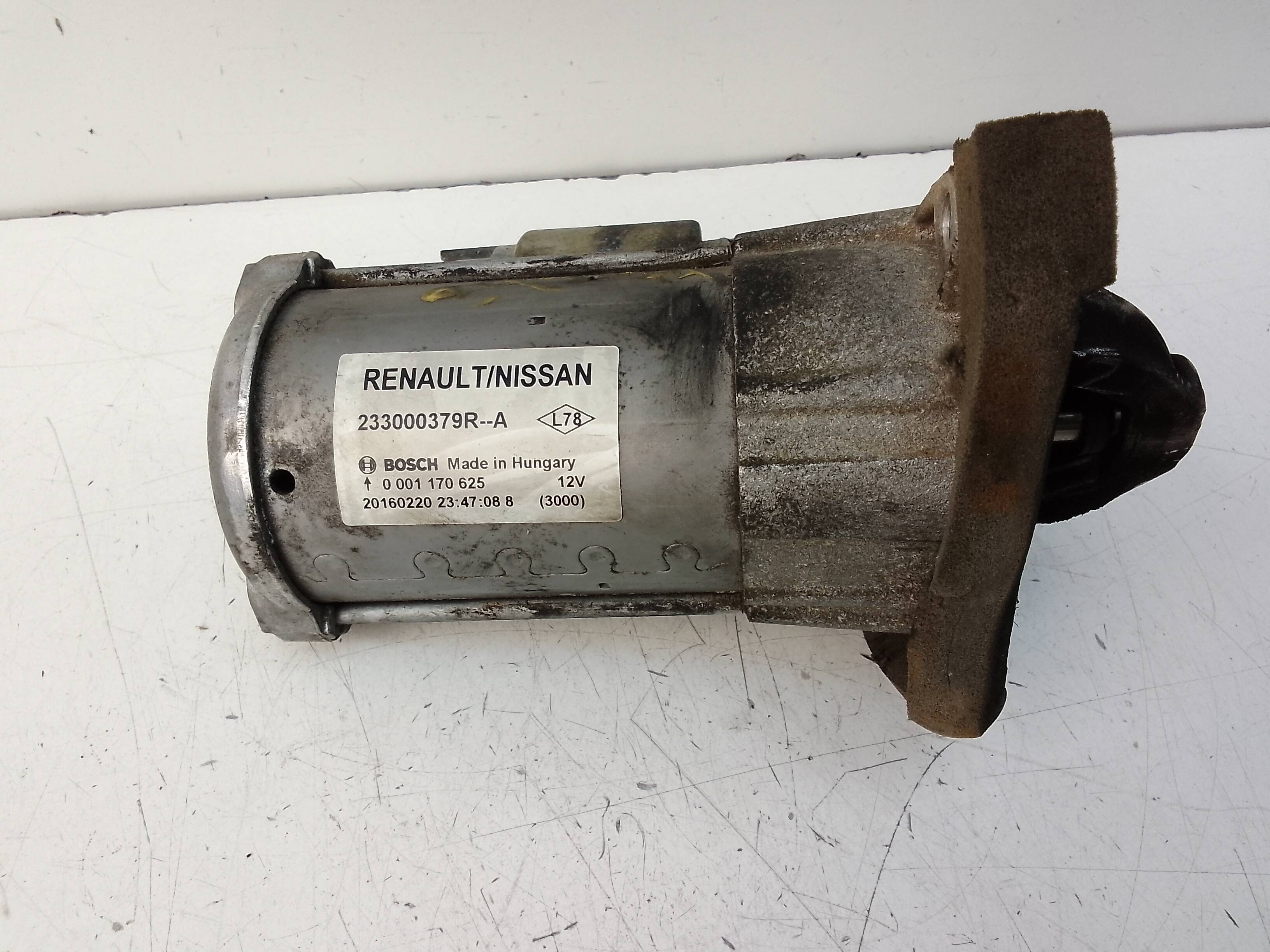 Motor arranque nissan qashqai ii (j11e)(2013->)